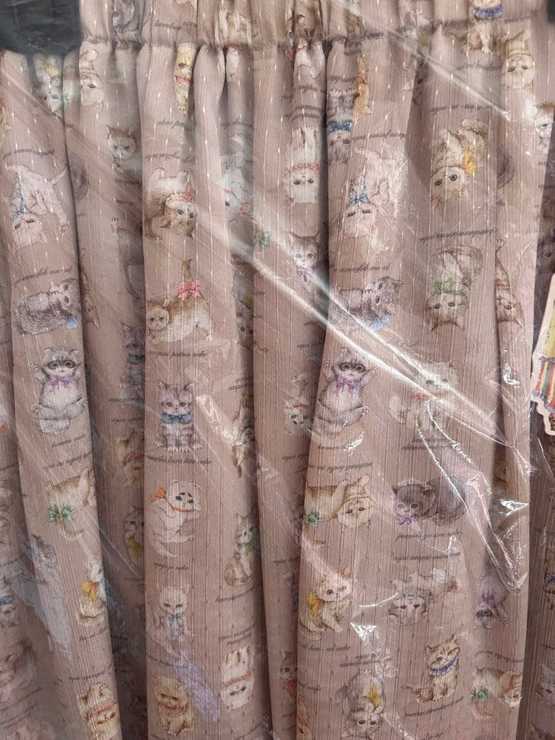 専用　新品　yukiemon こねこ図鑑スカート　3L グレー