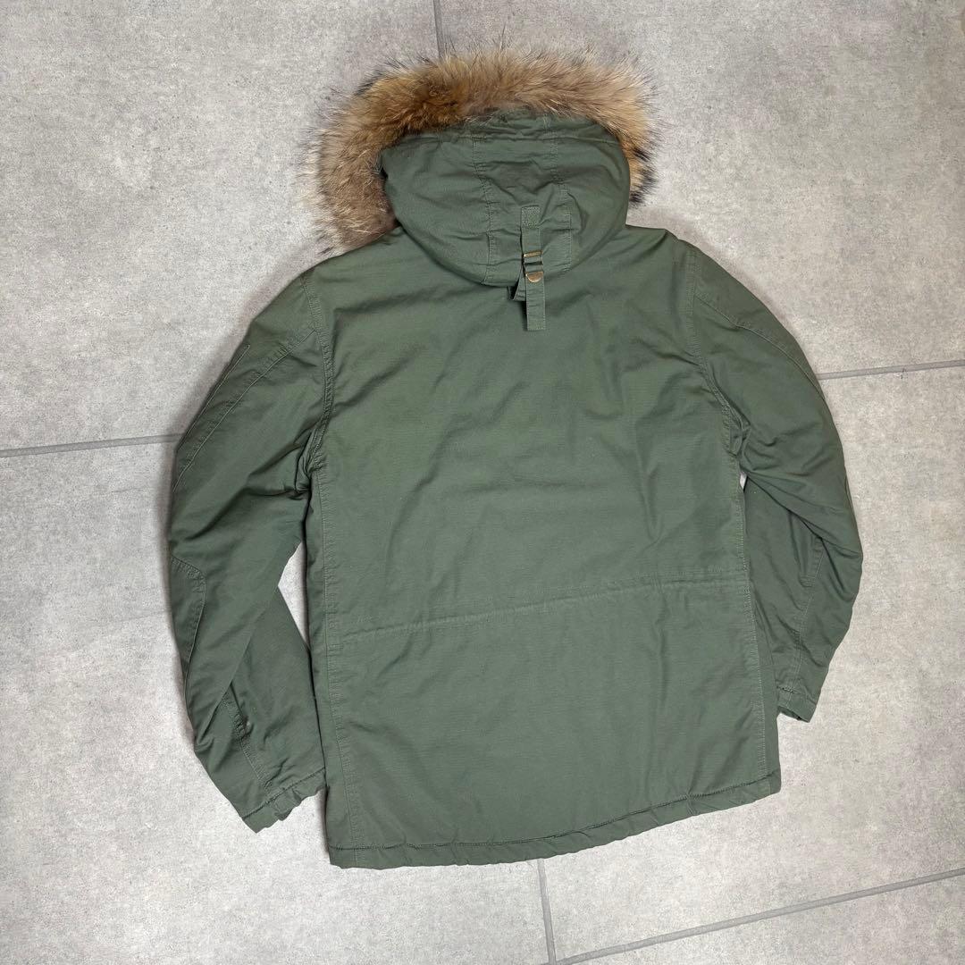 OLD STUSSY　N-3B　モッズコート　IDEAL ZIP　カウレザー