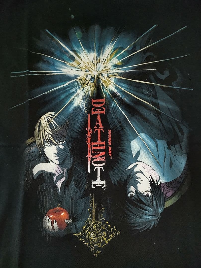 DEATH NOTE アニメ Tシャツ Lサイズ デスノート ライト＆エル