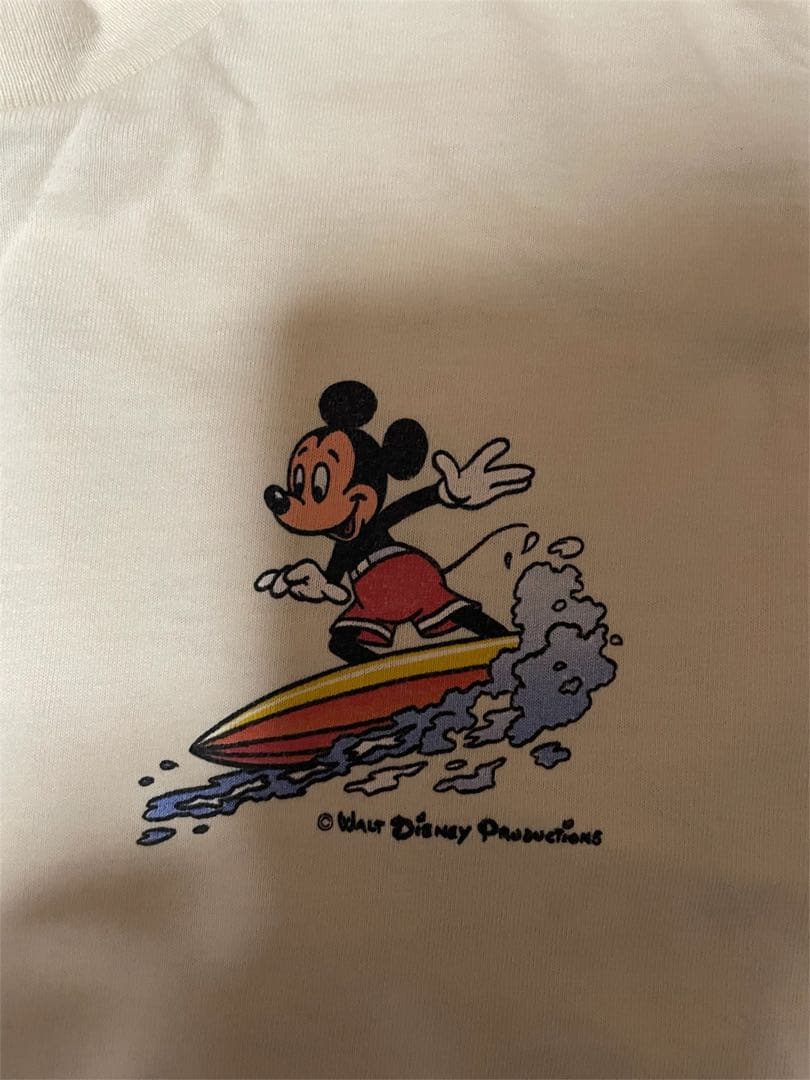 Mickey Mouse サーフィンロングTシャツMADE IN USA