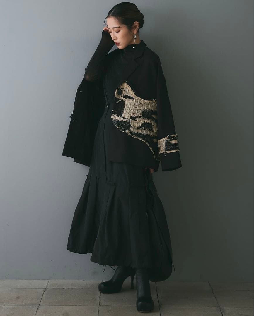 【完売】ANDREA&Co. アンドレアアンドコー　ダメージアートジャケット