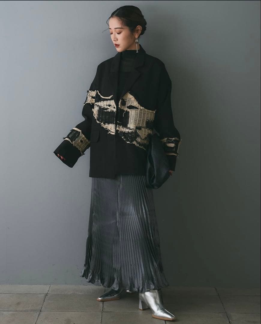 【完売】ANDREA&Co. アンドレアアンドコー　ダメージアートジャケット