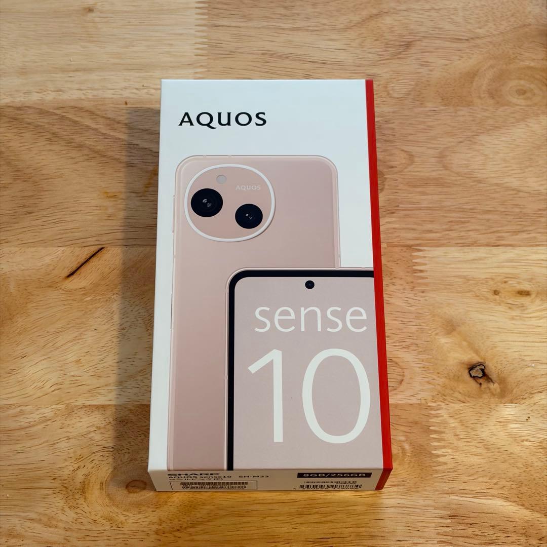 【新品未開封】AQUOS sense10 SH-M33 ピンク 8/256GB
