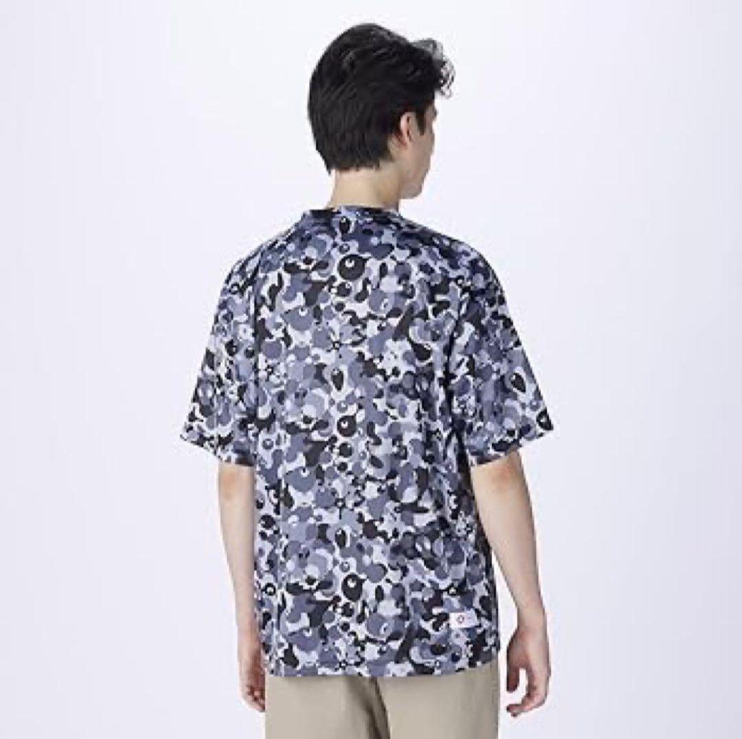 【新品】カモフラージュ柄 Tシャツ Lサイズ　ミャクミャク　万博　ミズノ