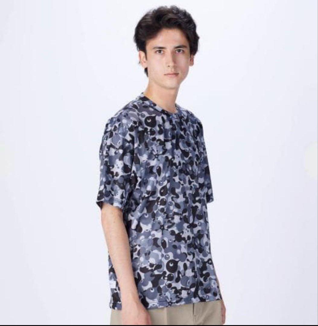 【新品】カモフラージュ柄 Tシャツ Lサイズ　ミャクミャク　万博　ミズノ