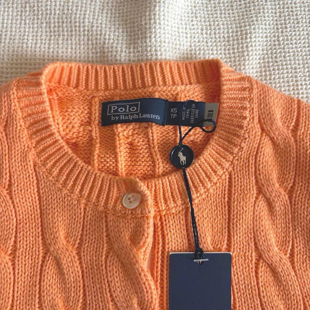 専用です！Polo by Ralph Lauren オレンジ カーディガン XS