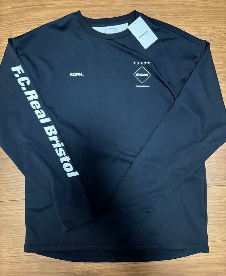 F.C.Real Bristol ブラック ロングスリーブシャツ