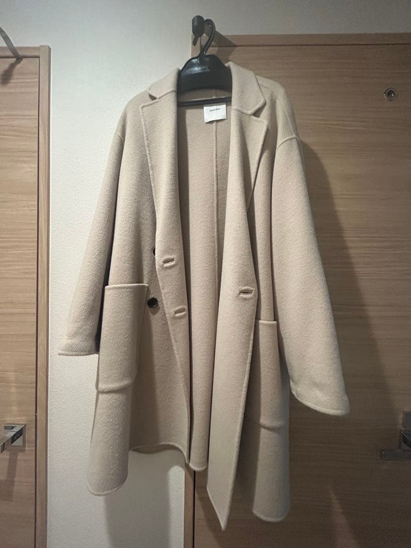 ぷ*ん様 未使用 美品 spick and span コート ダブルブレストリバ