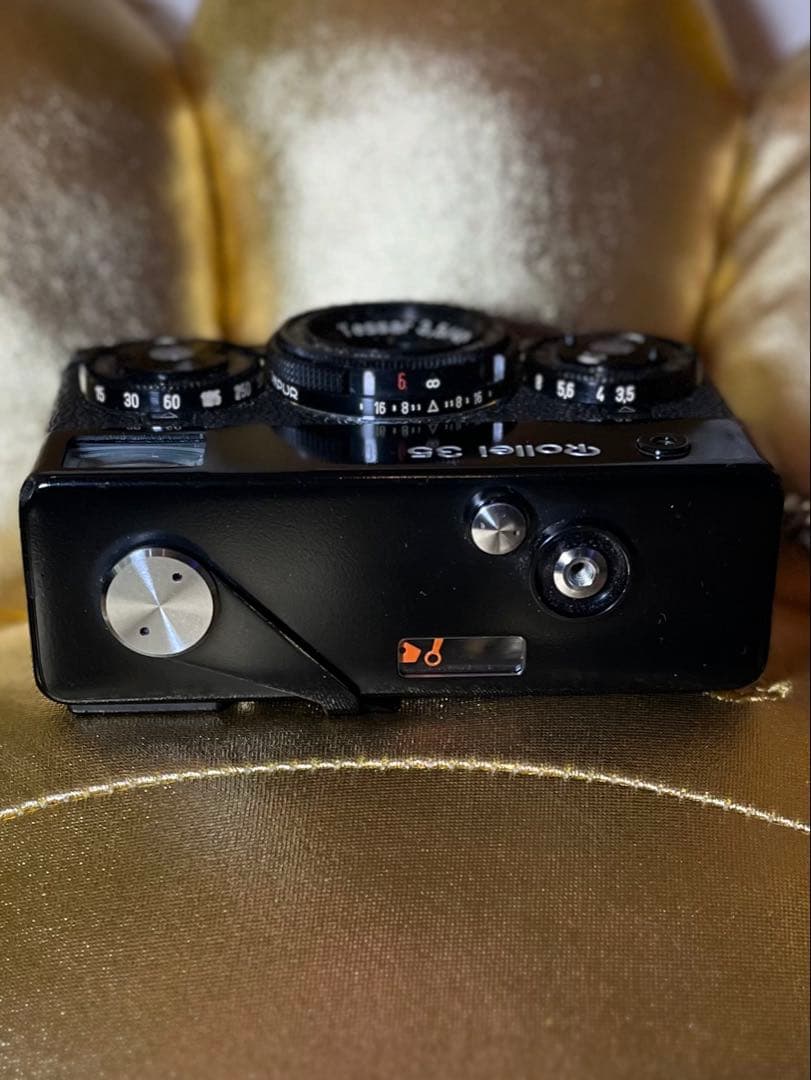 Rollei 35 ブラック Tessar 3.5/40 露出計動作 美品