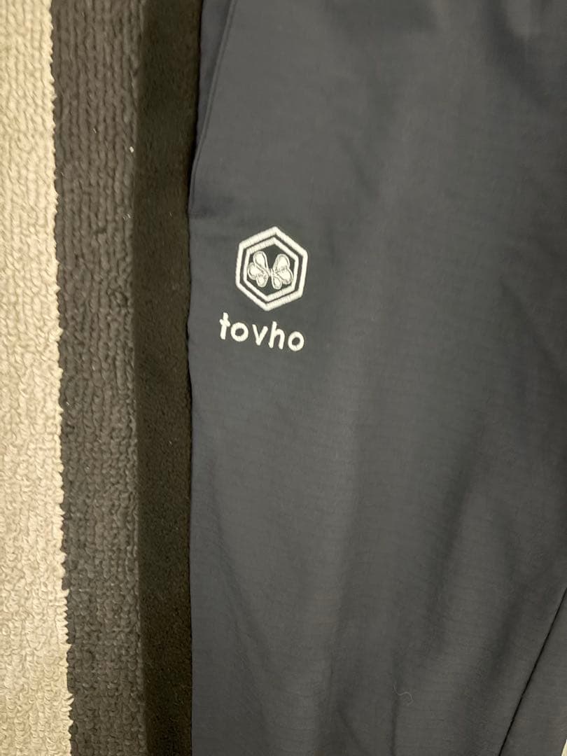 新品 トヴホ tovho メンズ ゴルフ バックフリースパンツ