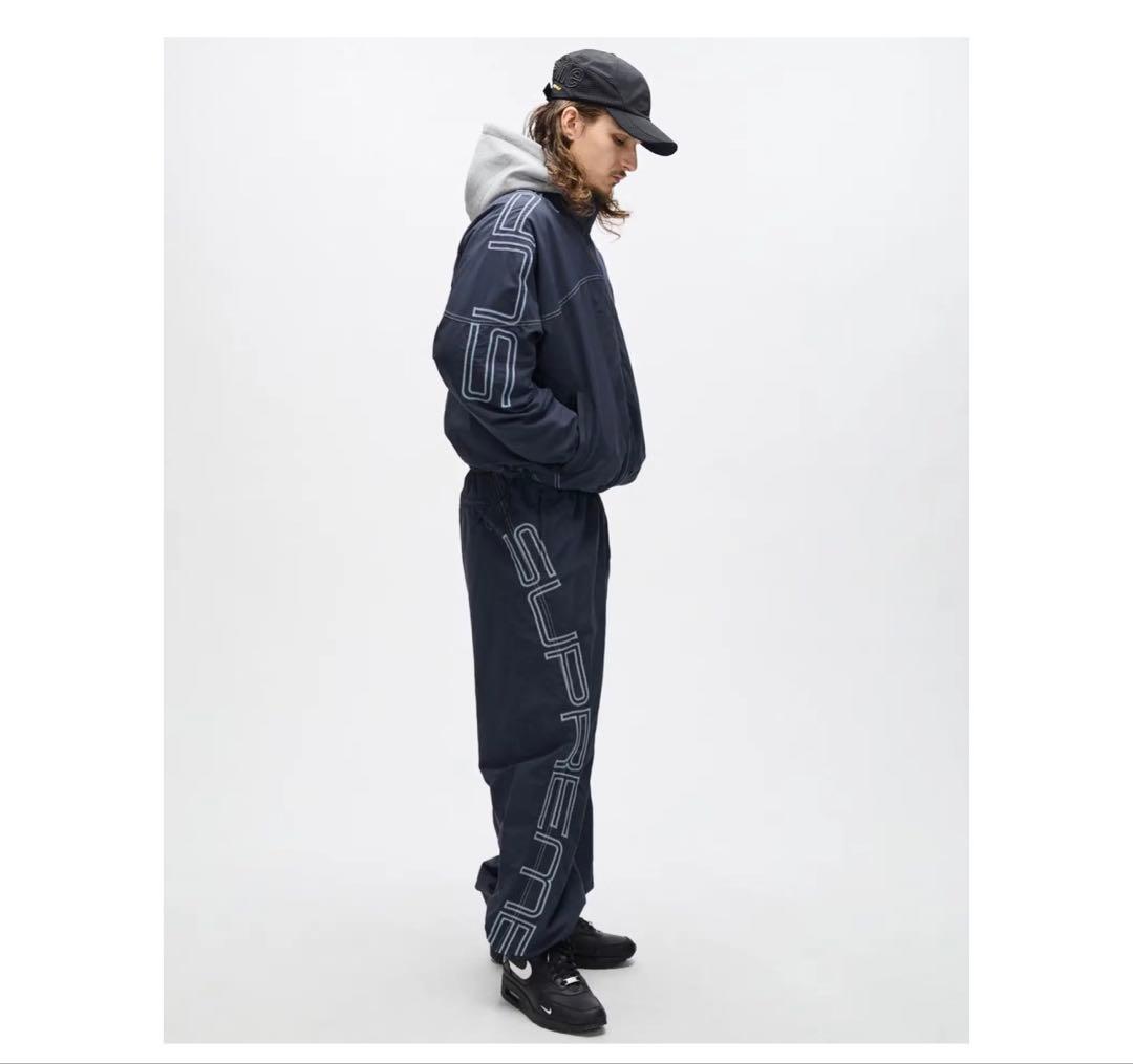 【美品です！】Spellout Embroidered Track Pant