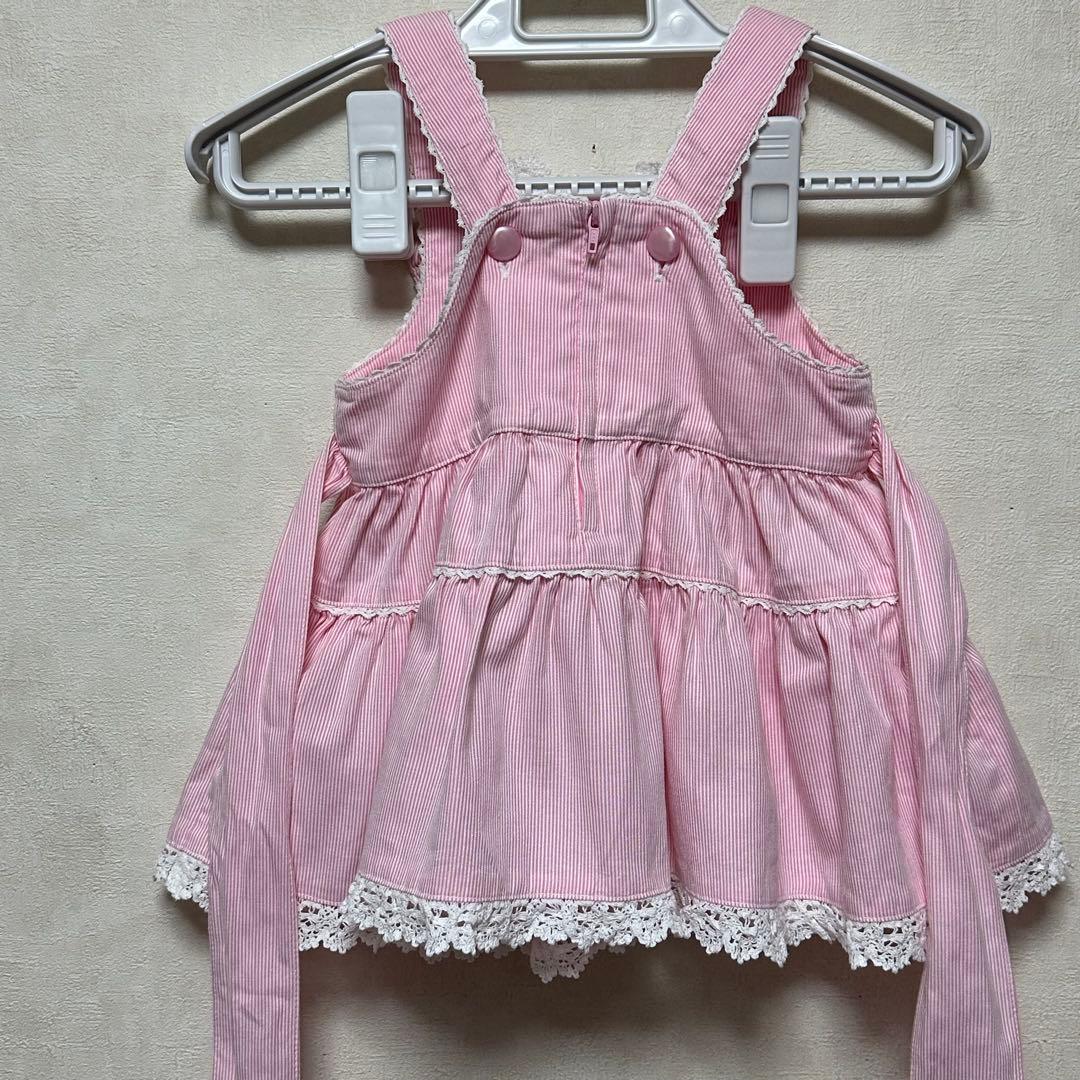 メゾピアノ　スカートとブラウス　80