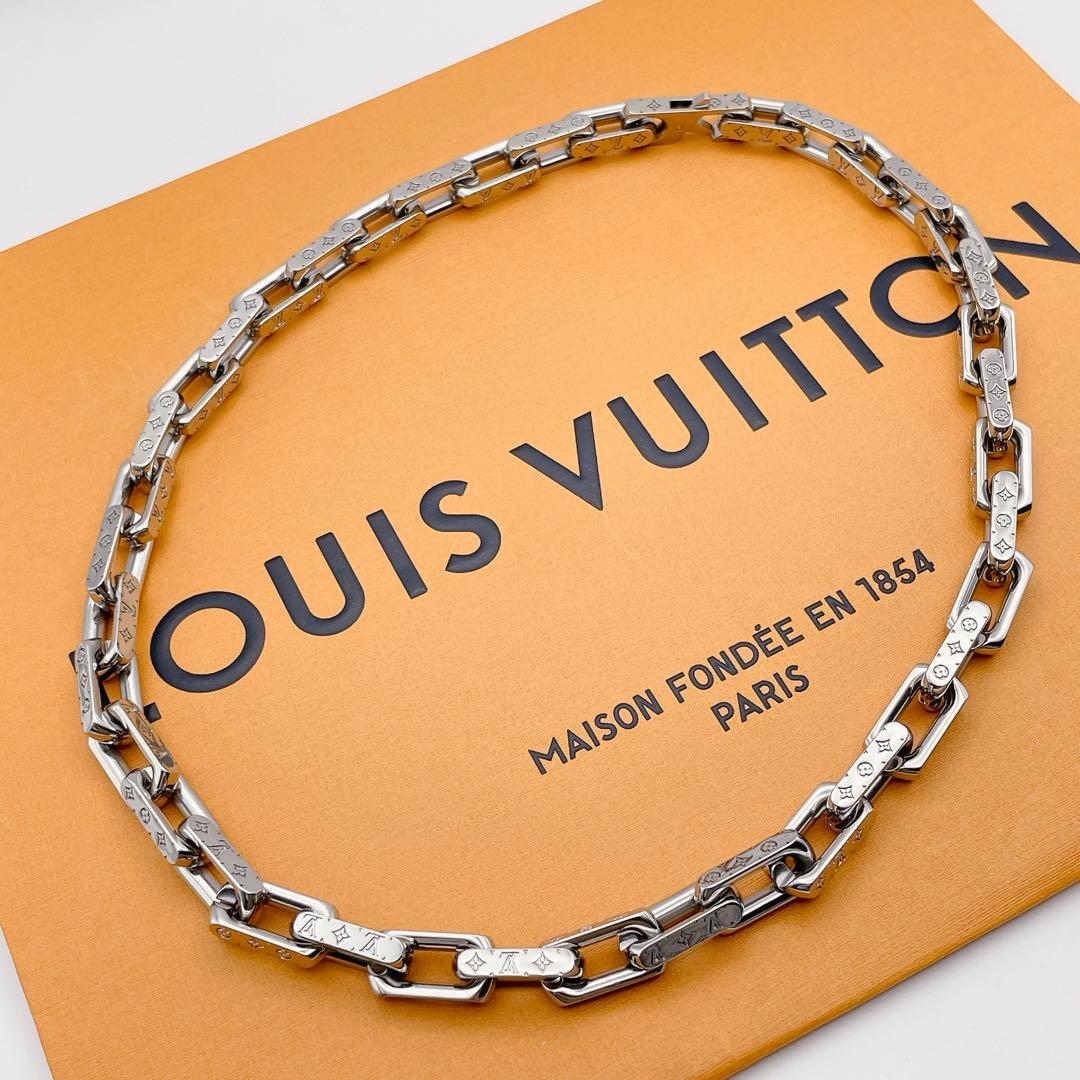 箱、保存袋LOUIS VUITTON コリエ　チェーン　ネックレス　モノグラム