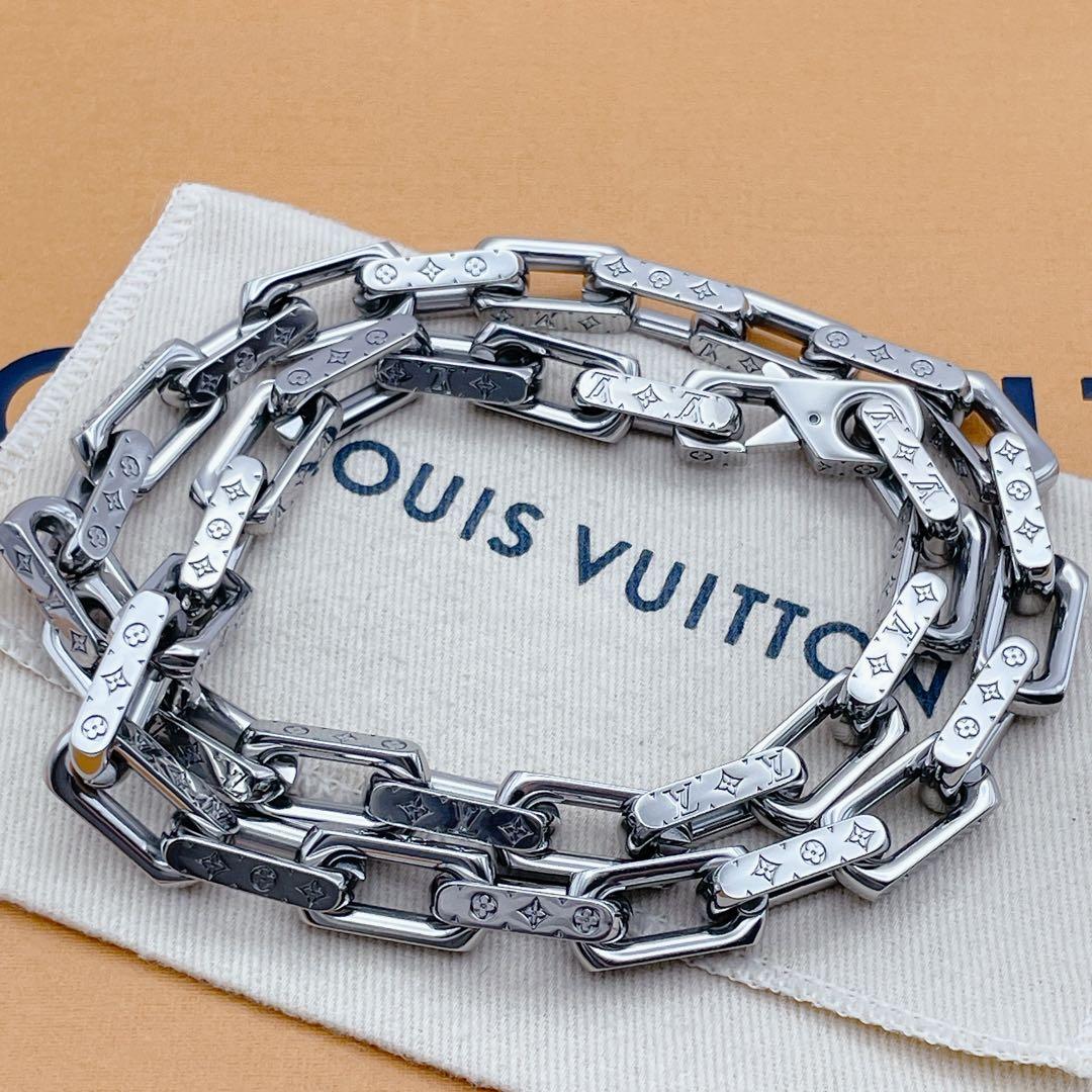 箱、保存袋LOUIS VUITTON コリエ　チェーン　ネックレス　モノグラム