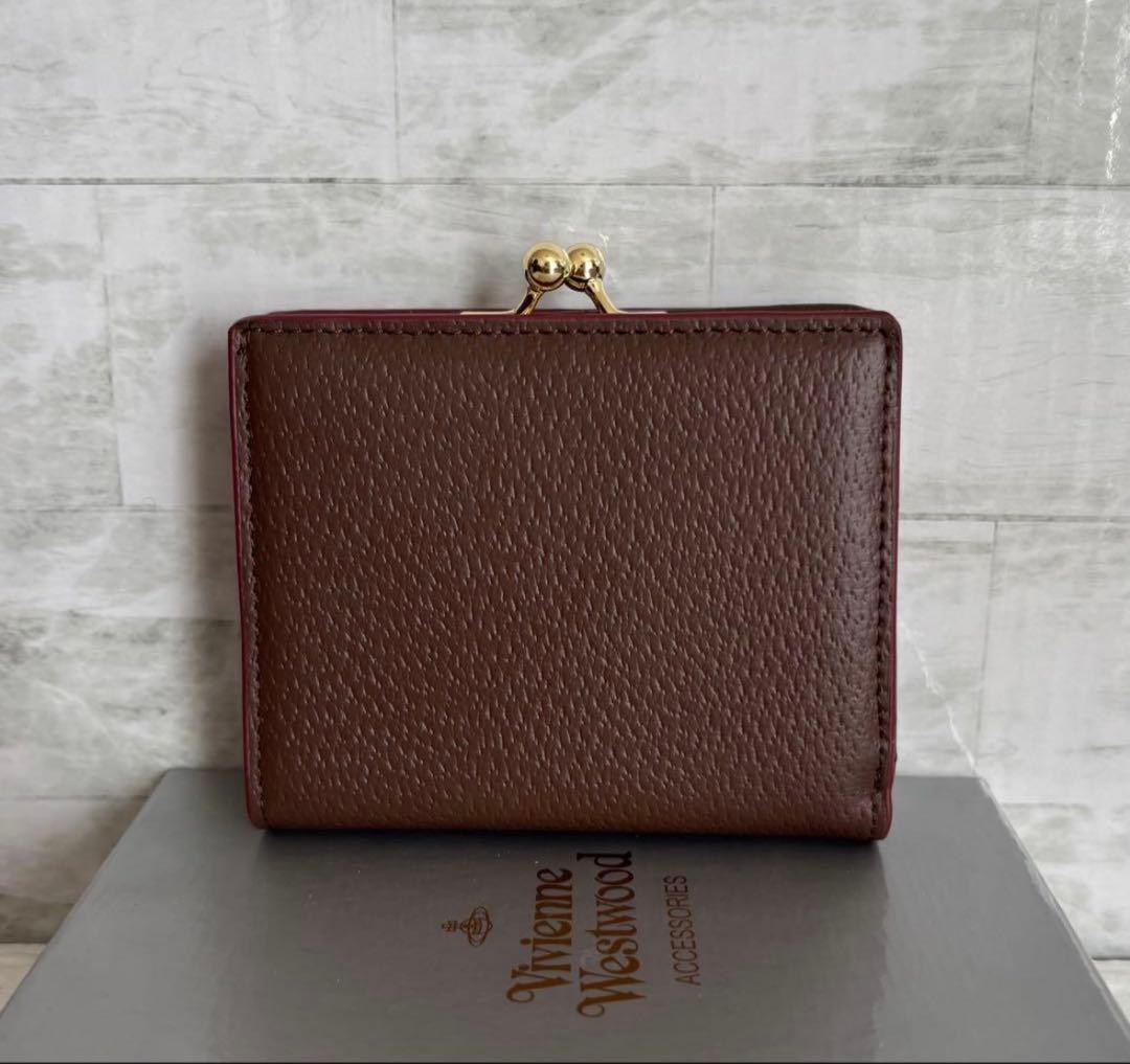 Vivienne Westwood オーブロゴ 二つ折ウォレット　希少！ブラウン