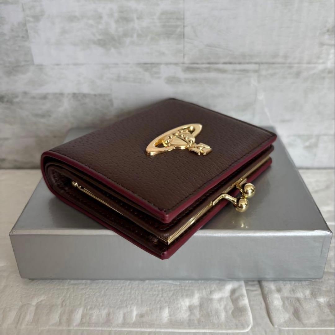 Vivienne Westwood オーブロゴ 二つ折ウォレット　希少！ブラウン