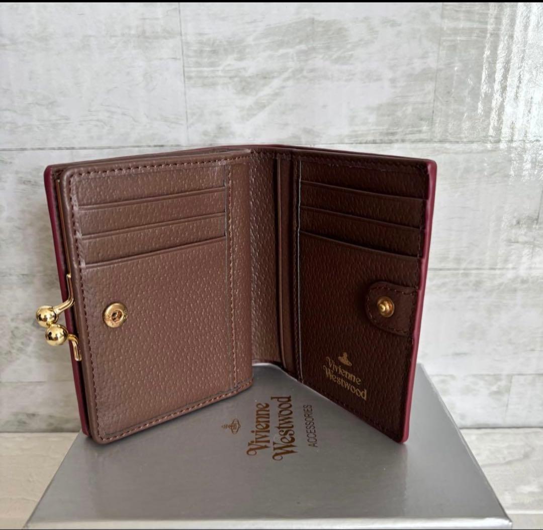 Vivienne Westwood オーブロゴ 二つ折ウォレット　希少！ブラウン