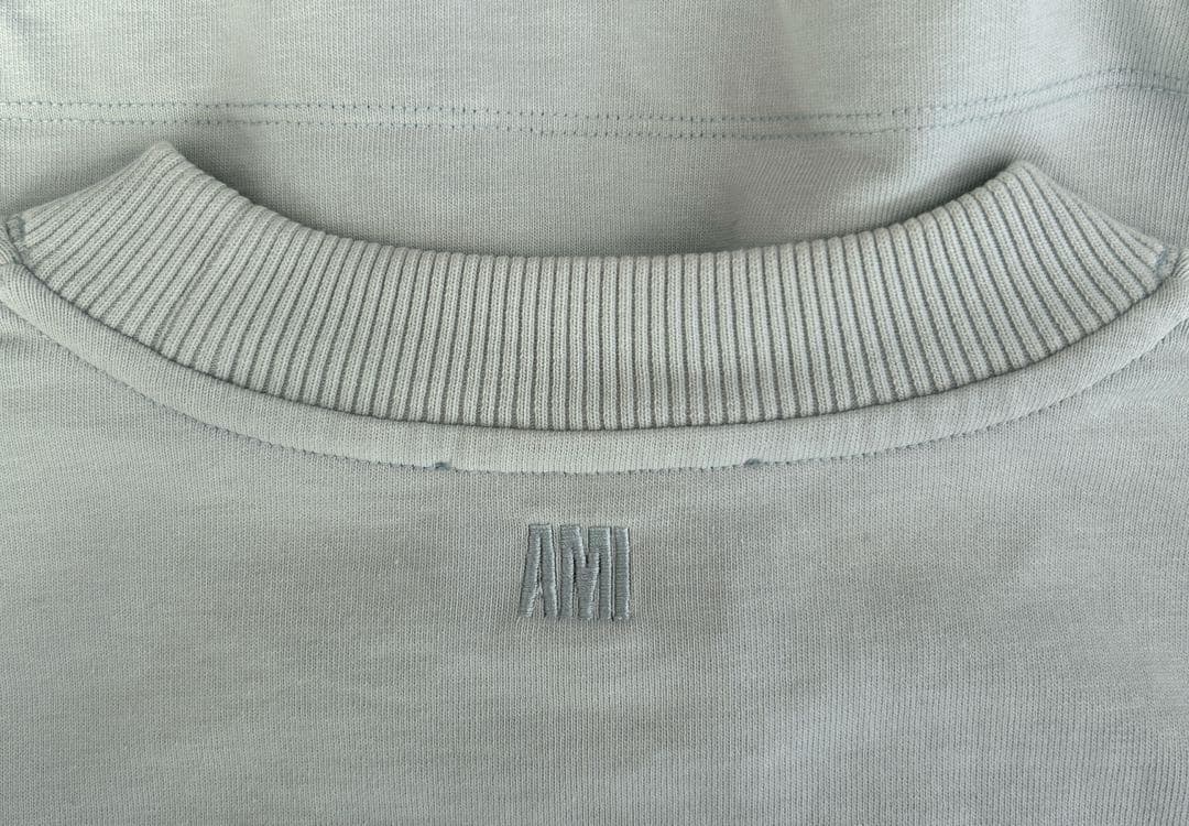 極美品★AMI PARIS アミパリス ロングスリーブTシャツ ミントグリーン