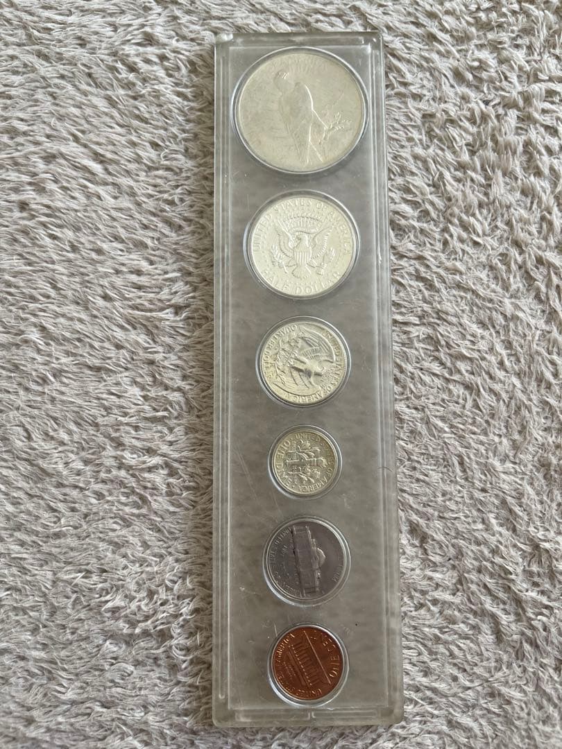 【ケース付き】アメリカ リバティセット 6枚 ピースダラー 銀貨
