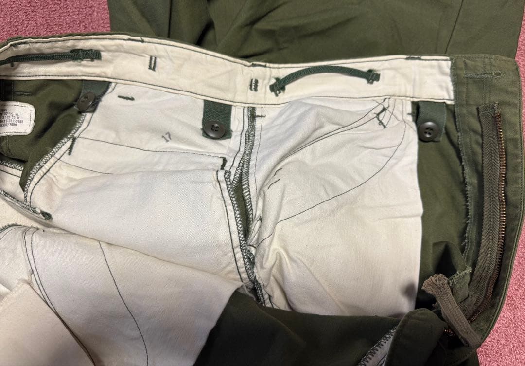 米軍M65フィールドカーゴパンツ オリーブグリーン