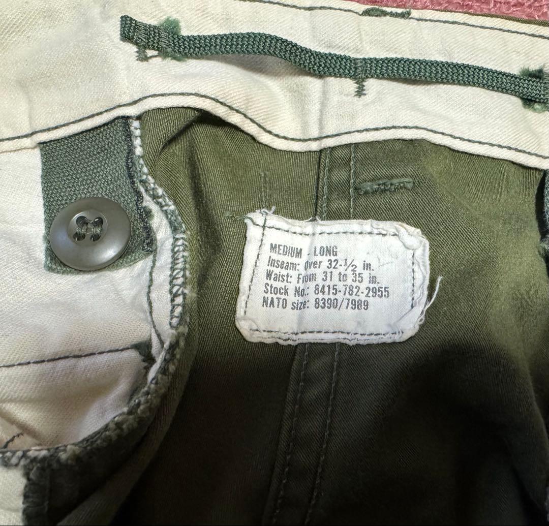 米軍M65フィールドカーゴパンツ オリーブグリーン