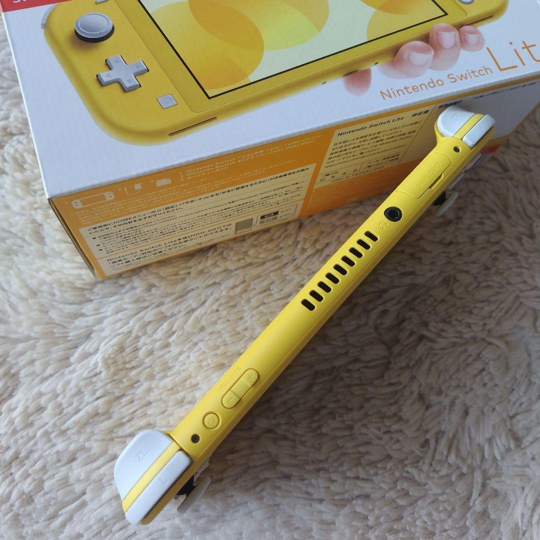Nintendo Switch lite/イエロー/本体/充電器/あつ森カセット