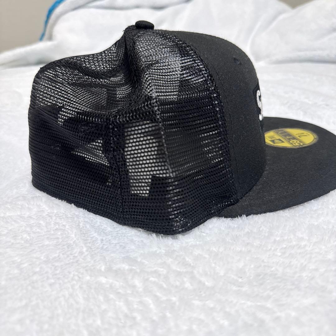 Supreme 59FIFTY ブラックメッシュキャップ 7 3/8 値下げOK