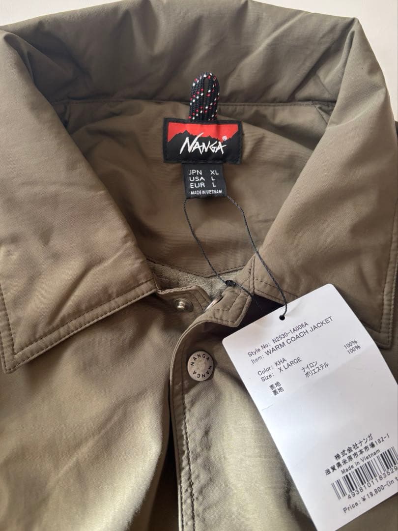 NANGA ナンガ ウォームコーチジャケット WARM COACH JACKET