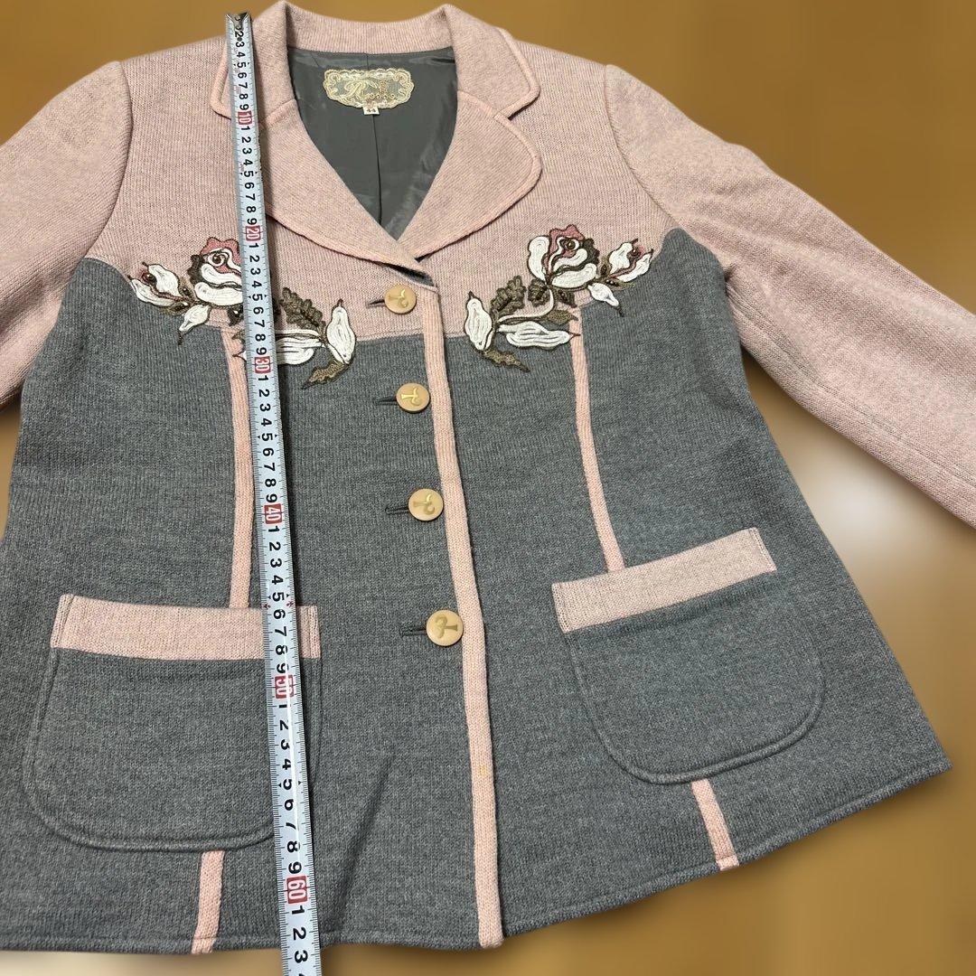 【美品】インポートロッサニットジャケット