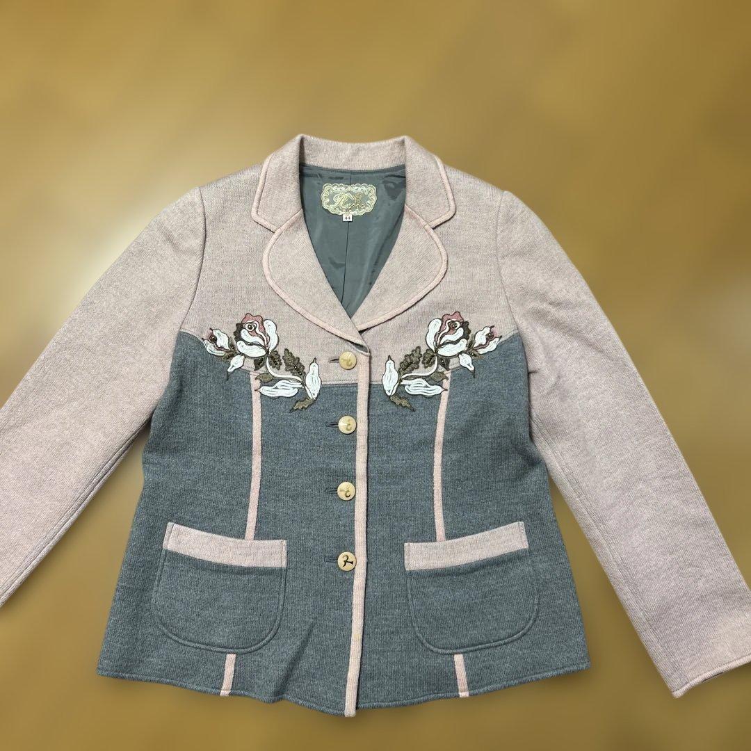 【美品】インポートロッサニットジャケット