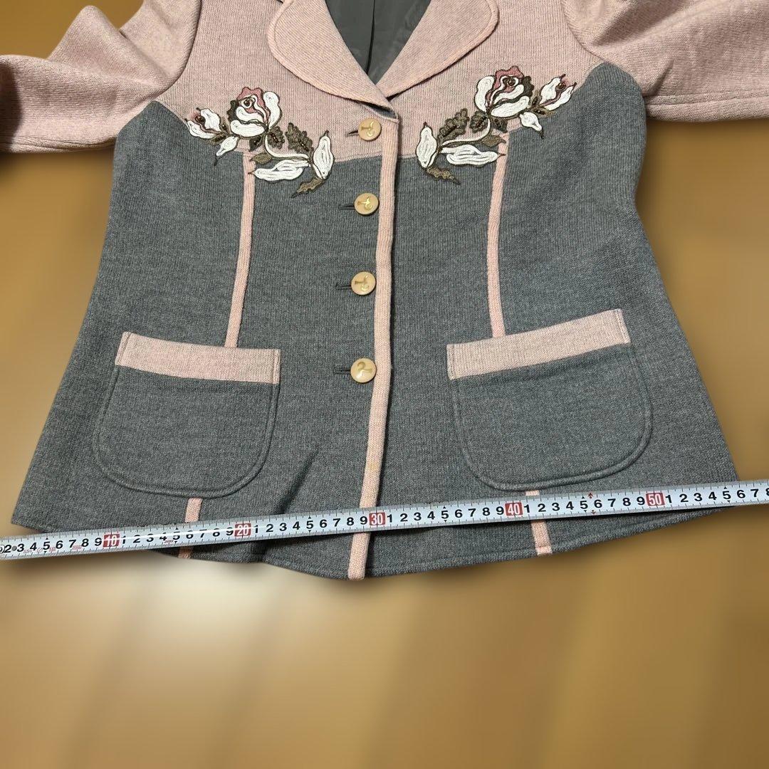 【美品】インポートロッサニットジャケット