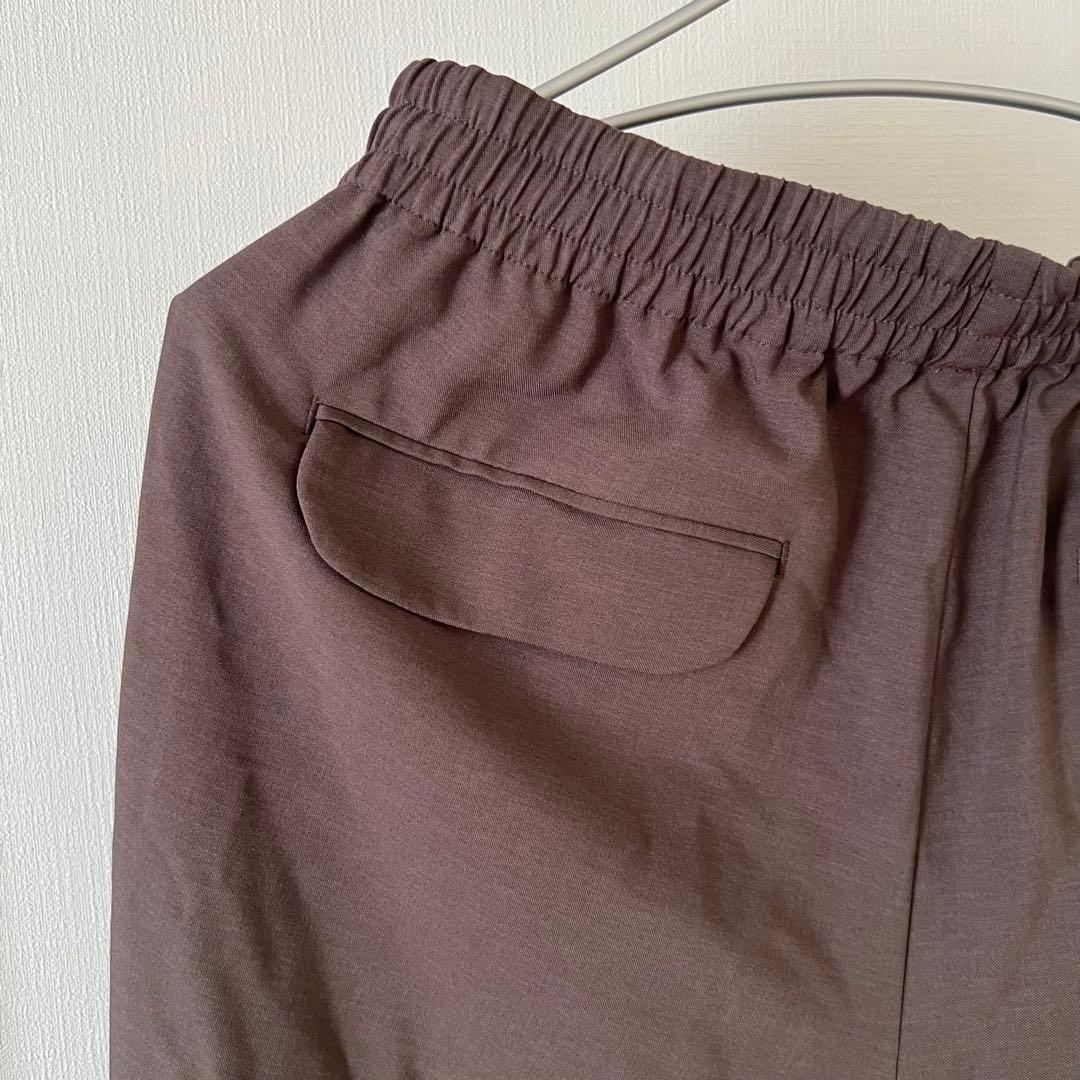 UNIQLO C 感動ジャケット＆タックパンツ セットアップ M ダークブラウン