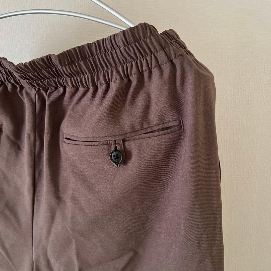 UNIQLO C 感動ジャケット＆タックパンツ セットアップ M ダークブラウン