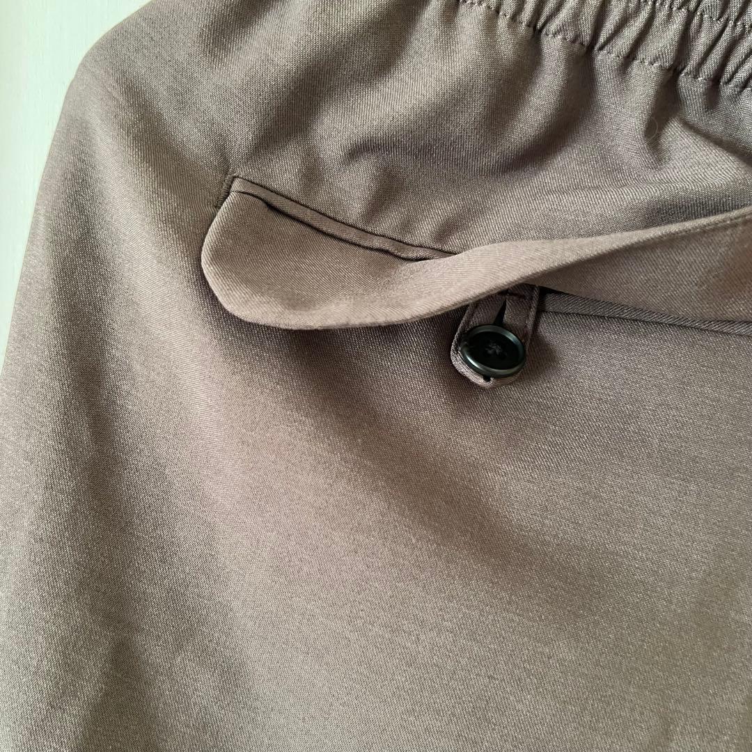 UNIQLO C 感動ジャケット＆タックパンツ セットアップ M ダークブラウン