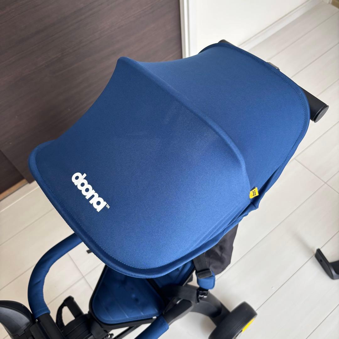 ✨美品✨doonaリキトラ 三輪車 トラベルバッグ付 折り畳み式 ロイヤルブルー