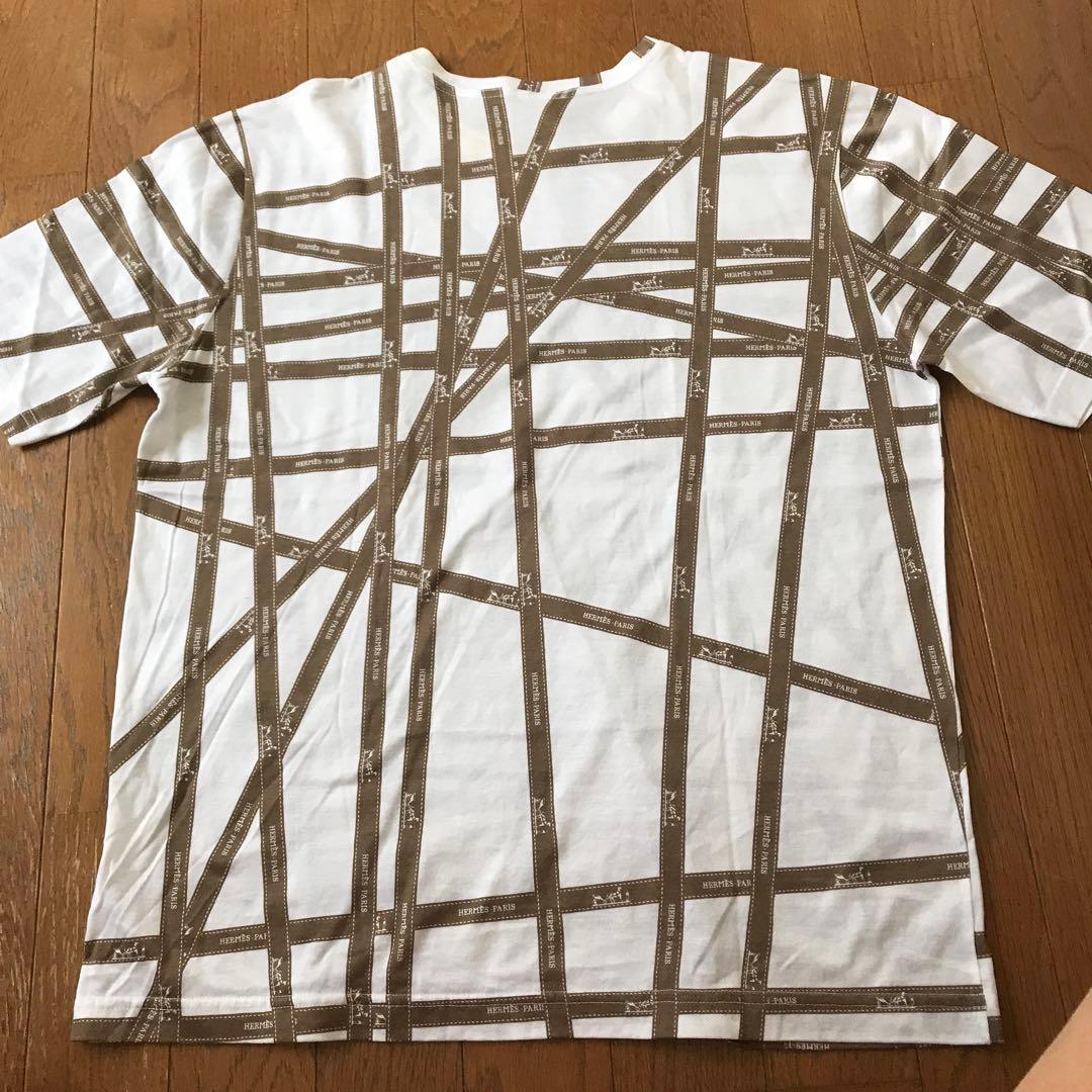 エルメスリボンテープ柄Tシャツ