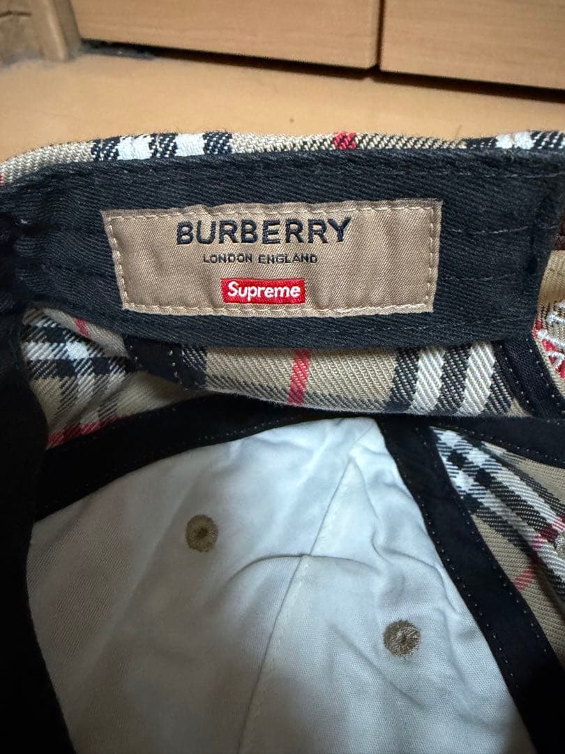 s*i様 Supreme / Burberry Denim 6 Panel \"B