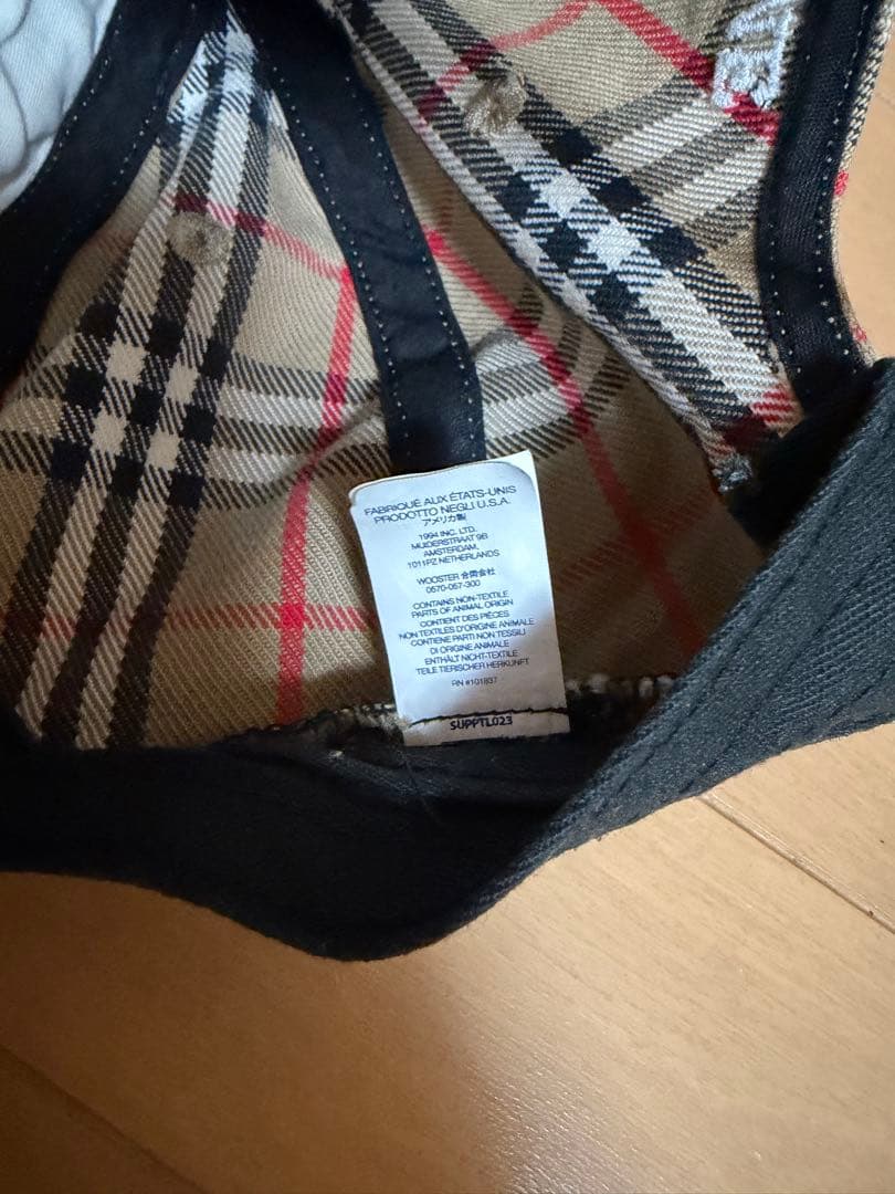 s*i様 Supreme / Burberry Denim 6 Panel \"B