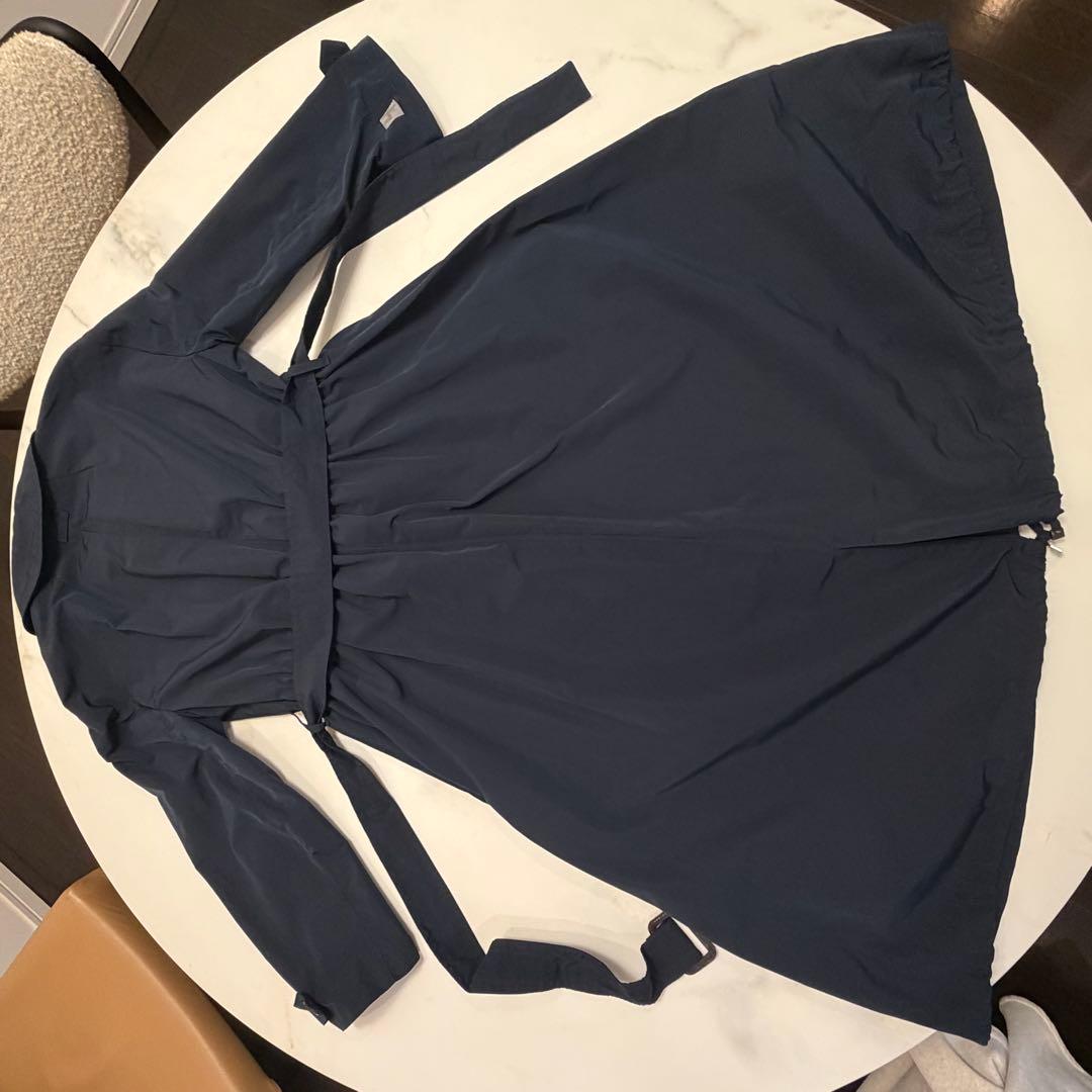 MAX MARA The Cube サイズ36 ネイビーロングコート