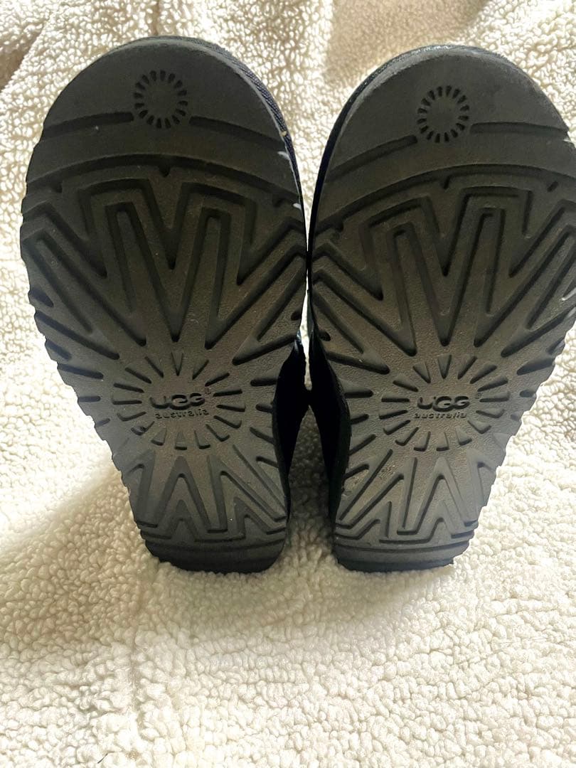 UGG ベイリーボタンブリング黒 23cm【美品】