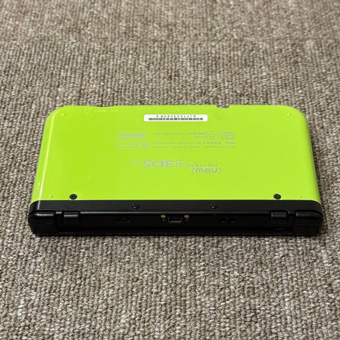 Newニンテンドー3DS LL ライム×ブラック 上IPS搭載