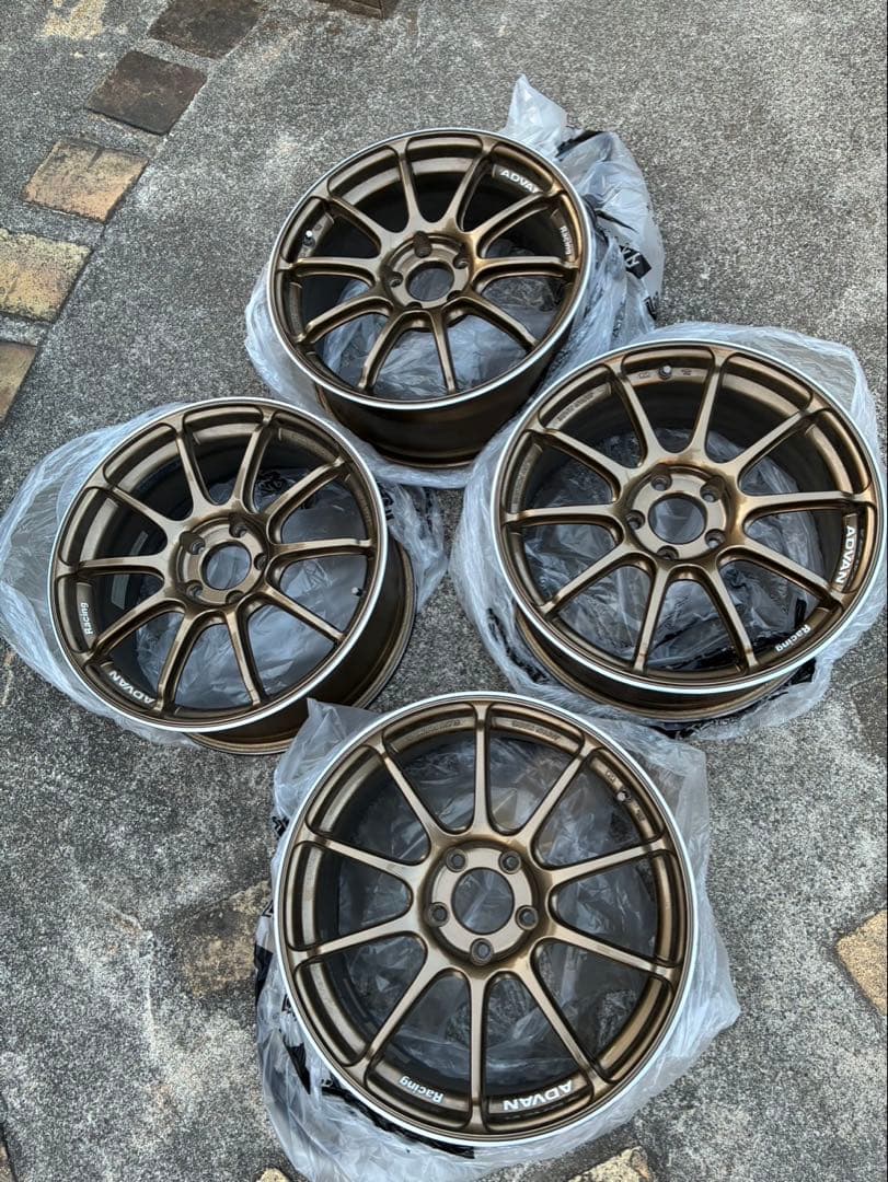 ADVAAN Racing RS3 18インチ　ブロンズ　アドバン