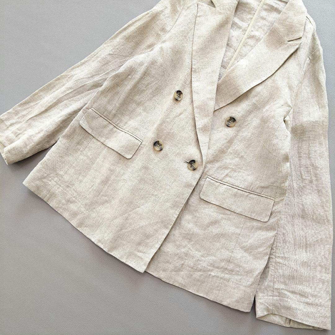 ✨美品✨ 25SS SLOBE IENA フレンチリネン ダブルジャケット