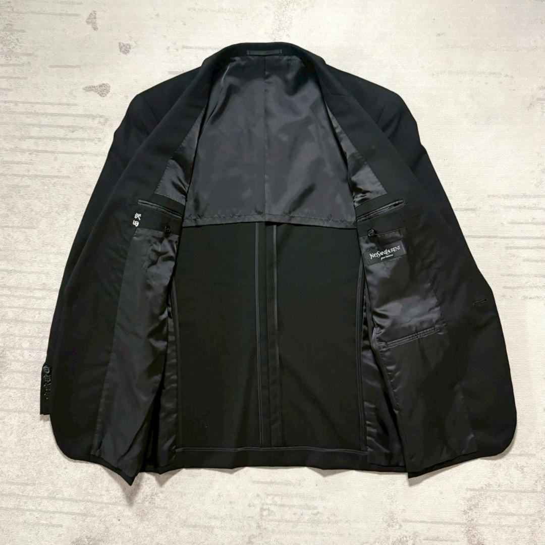 美品 90's SAINT LAURENT テーラード ブラック A5/79