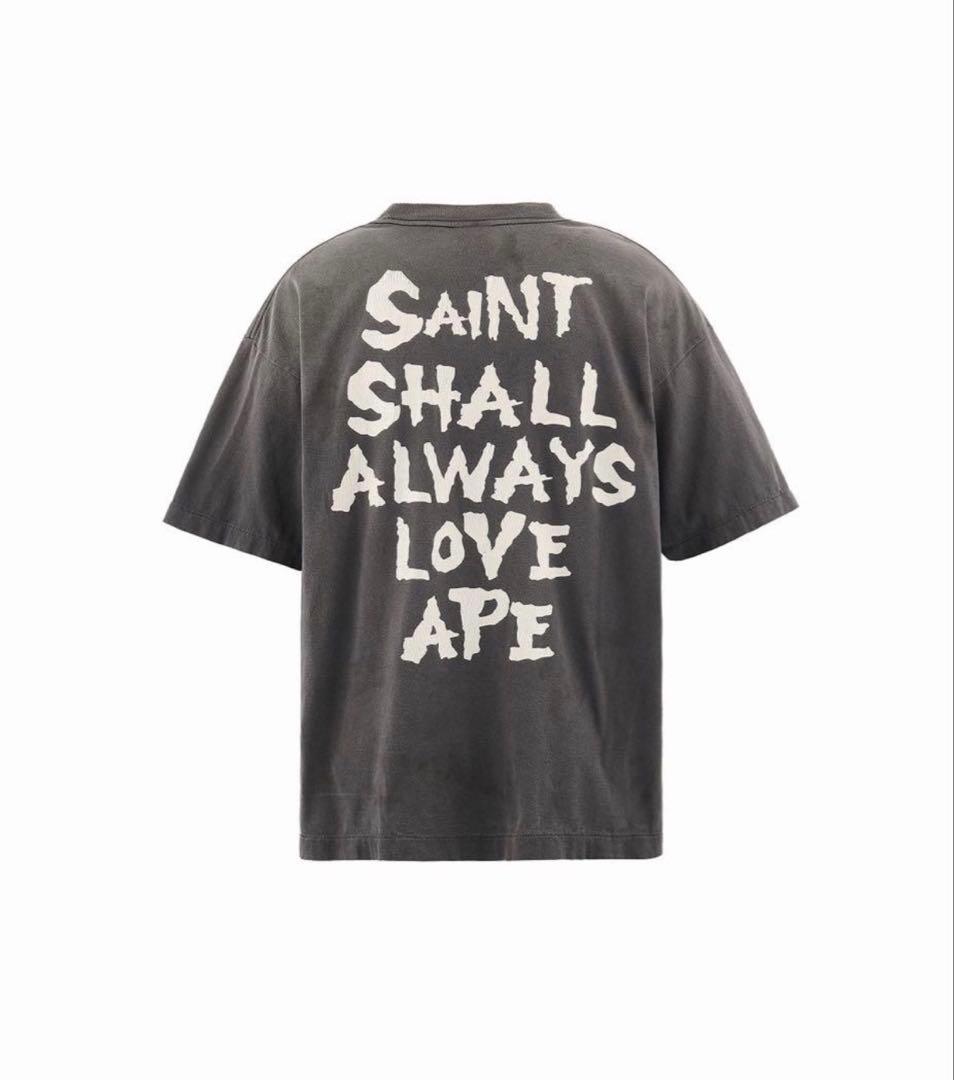 セントマイケル BAPE_SS T-SHIRT/ALWAYS LOVE M