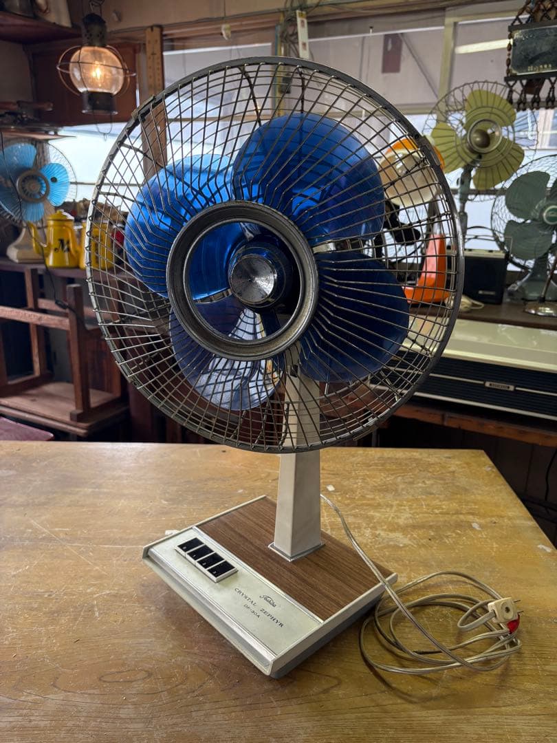 昭和レトロ　ビンテージ扇風機　レトロ扇風機　鉄扇風機　レトロポップ　昭和家電