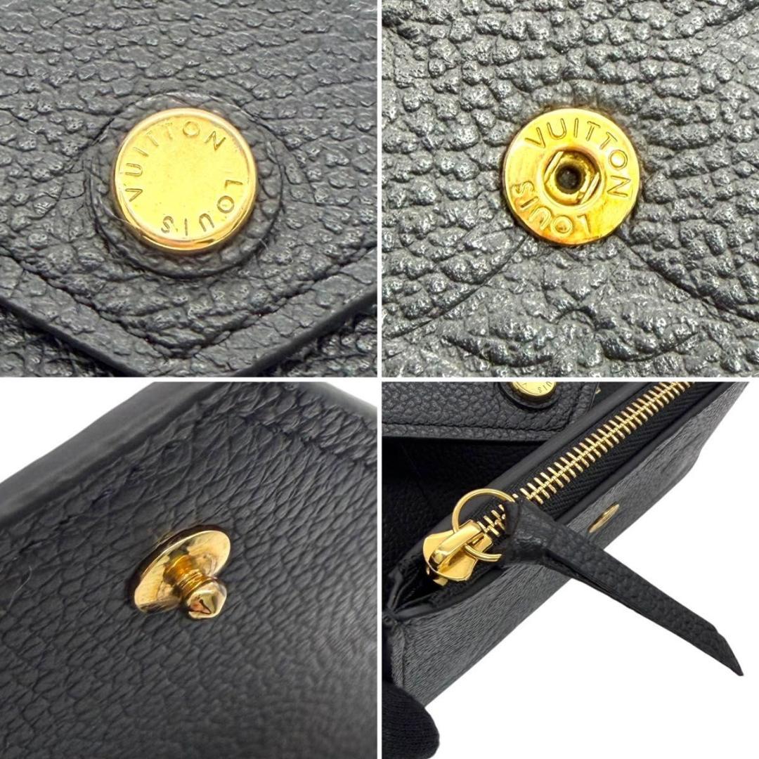 【極美品】ルイヴィトン アンプラント ポルトフォイユ ヴィクトリーヌ 黒 IC