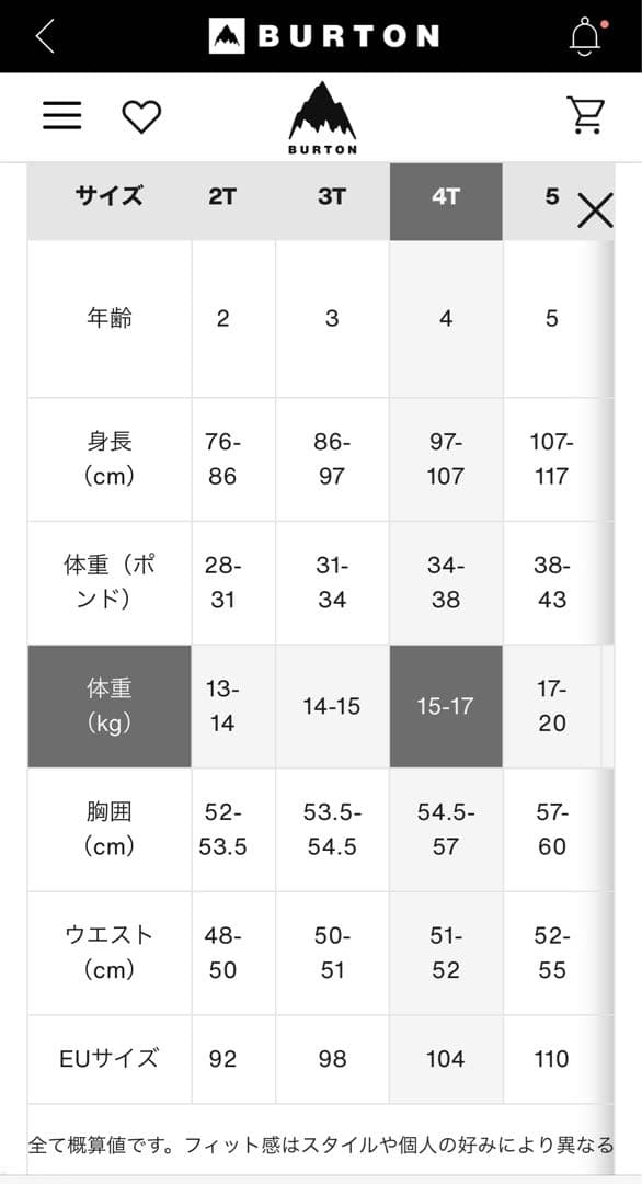 Burton バートン スノーボード ビブパンツ 4T 黒