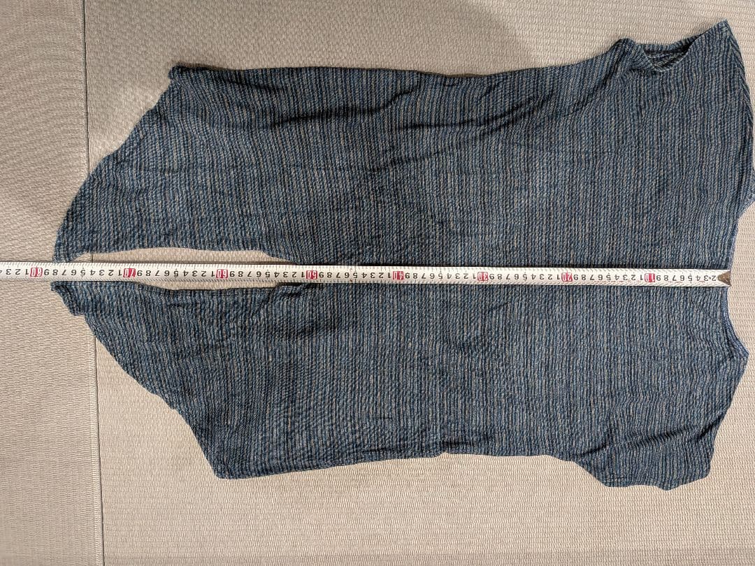 ストライプ 半袖Tシャツ ダークグレー