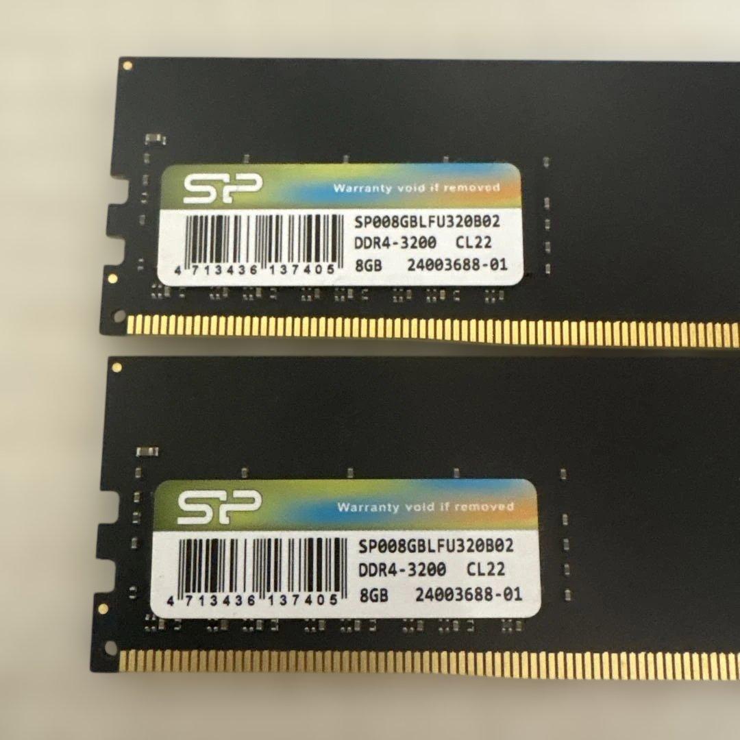 SP DDR4-3200 8GB メモリ